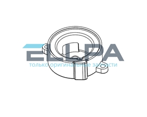 Опора системы бака воды чёрная ( ABS) etam 53132C7987 для кофемашин Delonghi 53132C7987