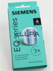 {{photo.Alt || photo.Description || 'Таблетки от накипи TZ80002A 3 шт для кофемашин Siemens'}}
